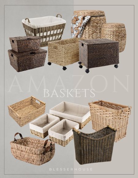 Baskets for organizing, decorating and storing! Baskets, Wicker, Laundry, Hamper, Pantry, Gift Basket, refresh 

#LTKstyletip #LTKSeasonal #LTKhome