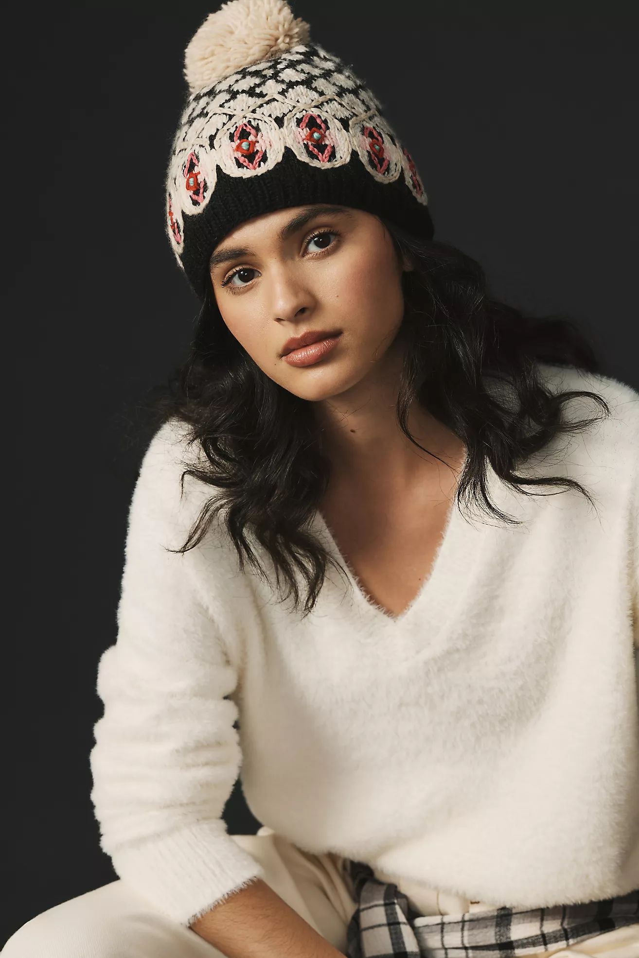 French Knot Vintage Beanie | Anthropologie (US)