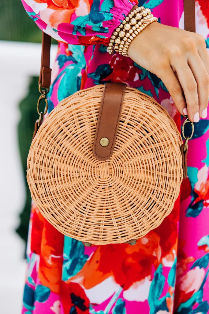 Make Your Choice Straw Round Purse | The Mint Julep Boutique