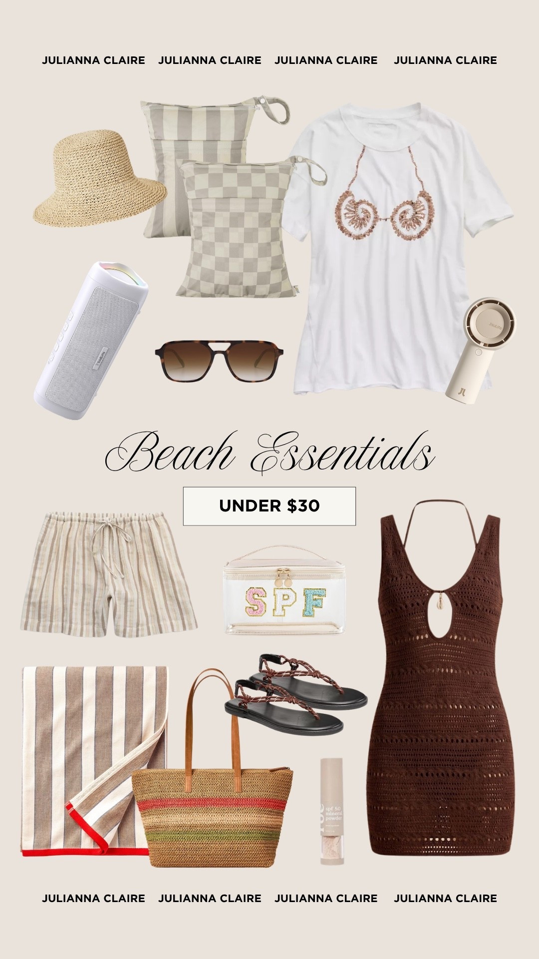 Beach essentials under $50!

#LTKootd #LTKSeasonal #LTKSwim