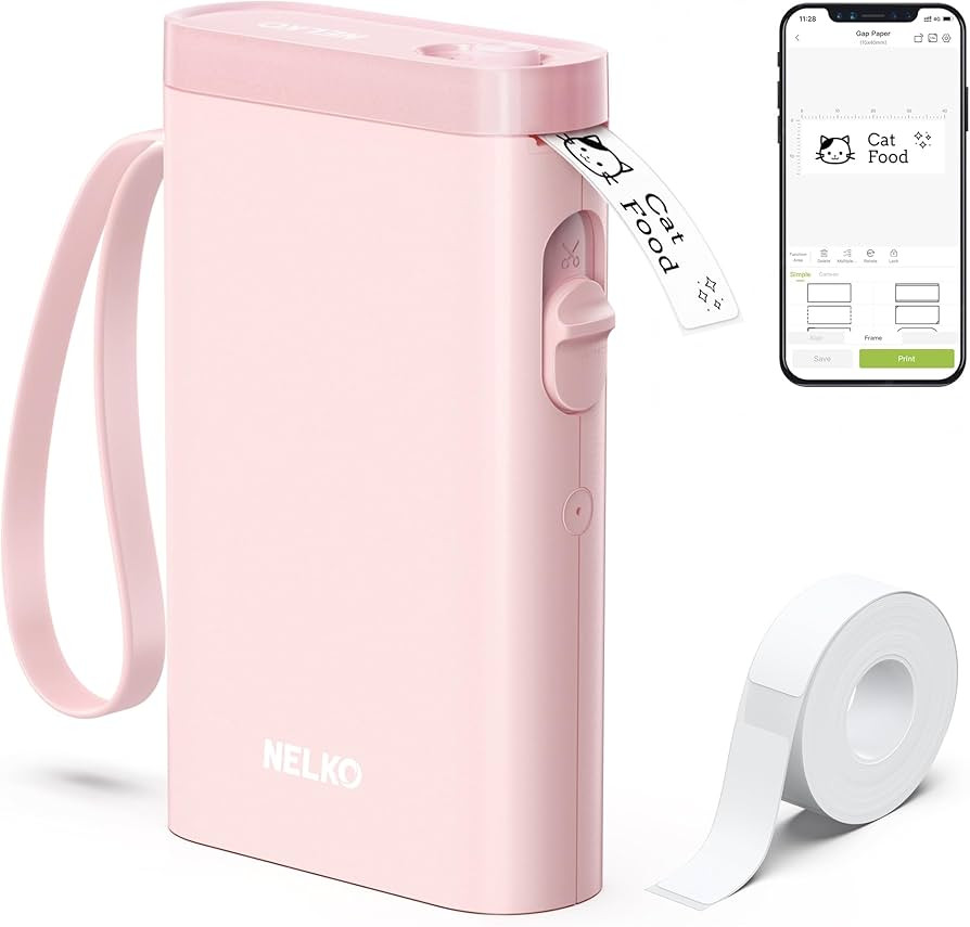 Nelko Label Maker Machine with Tape, P21 Bluetooth Label Printer, Wireless Mini Label Makers with... | Amazon (US)