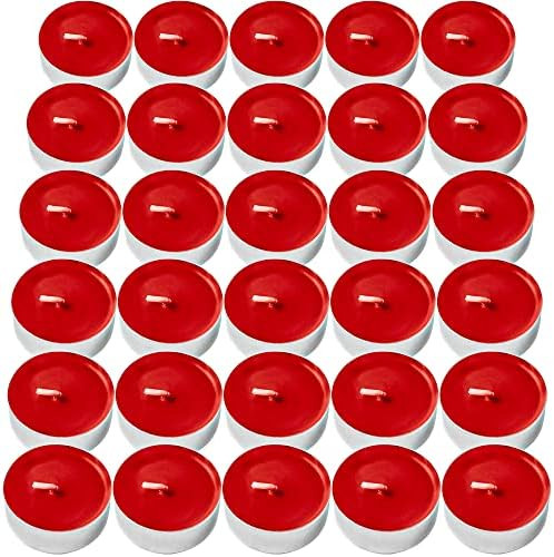 DecorRack 30 Tealight Candles, Apple Cinnamon Scented, Pleasant Fragrance Candle, Long Lasting Ai... | Amazon (US)