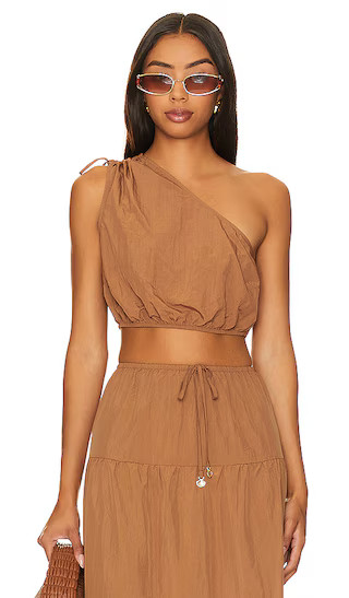 Kim Top in Toffee | Revolve Clothing (Global)
