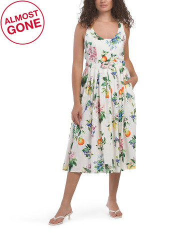 Linen Blend Diane Dress | TJ Maxx