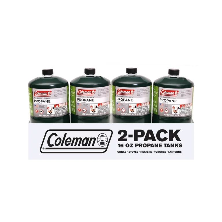 Coleman Propane Camping Gas Cylinder 2-Pack - Walmart.com | Walmart (US)