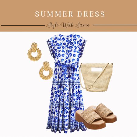 Summer dress, beach dress, summer outfit, sandals, summer handbag, rattan bag 

#LTKFindsUnder100 #LTKStyleTip #LTKSeasonal