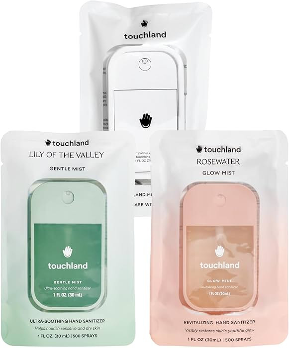 Touchland Glow Mist + Gentle Mist + White Mist Case for Touchland Mist 1FL OZ, Scented and Stylis... | Amazon (US)