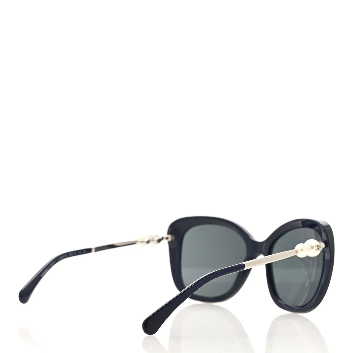 Acetate Butterfly Winter Pearl Sunglasses 5339-H Navy | FASHIONPHILE (US)