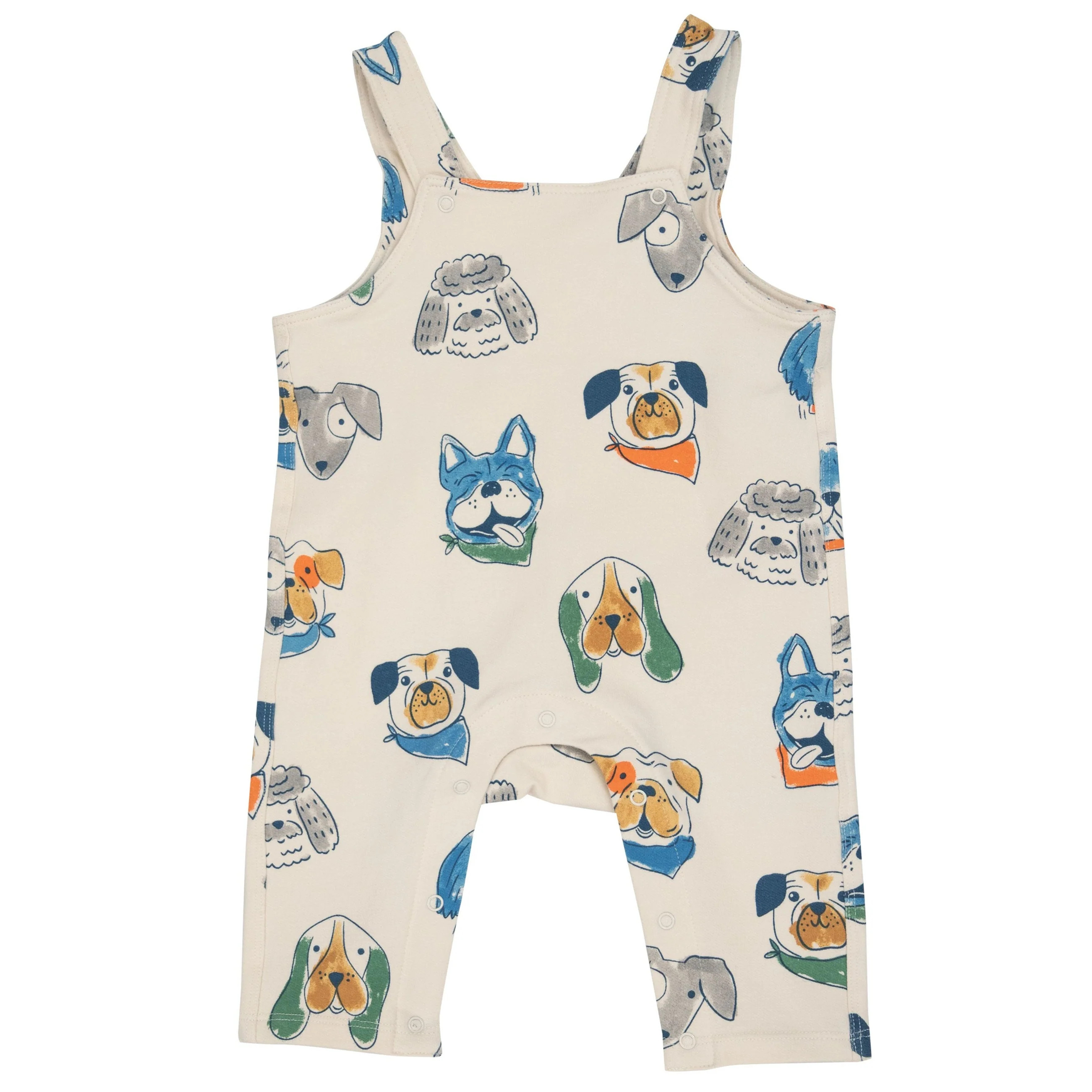 French Terry Overalls, Furry Friends | SpearmintLOVE