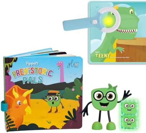 Glo Pals Pippa Bath & Bedtime Bundle - Light Up Bath Toy with 1 Interactive Book, 2 Light Cubes &... | Amazon (US)