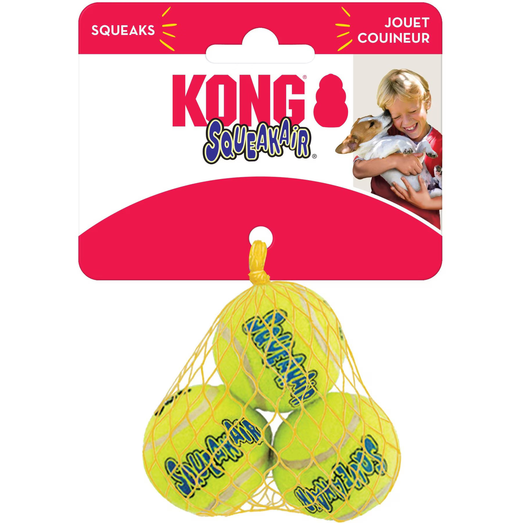 KONG AirDog Squeakair Balls Packs Dog Toy, X-Small | Dog Toys | Chewy