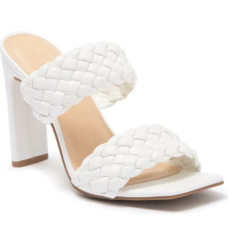 WILD DIVA LOUNGE Avi Braided Block Heel Sandal | Nordstromrack | Nordstrom Rack