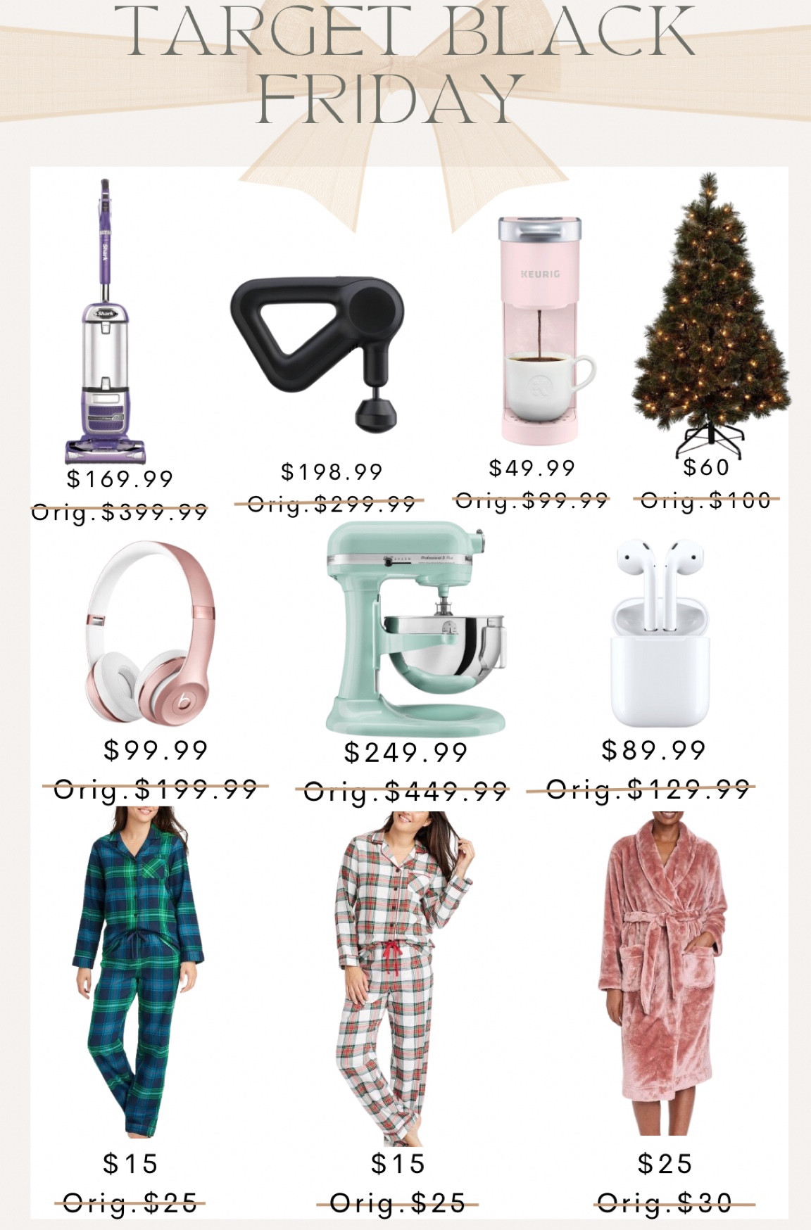 Target Black Friday deals 
Gifts for the home
Pajama sets on sale 

#target #blackfriday #sale #laurabeverlin #cyberweekend

#LTKCyberweek #LTKGiftGuide #LTKHoliday
