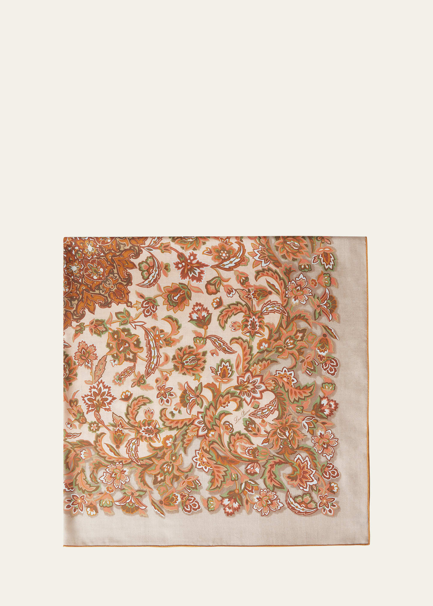 Loro Piana Faience Paisley-Print Scarf | Bergdorf Goodman