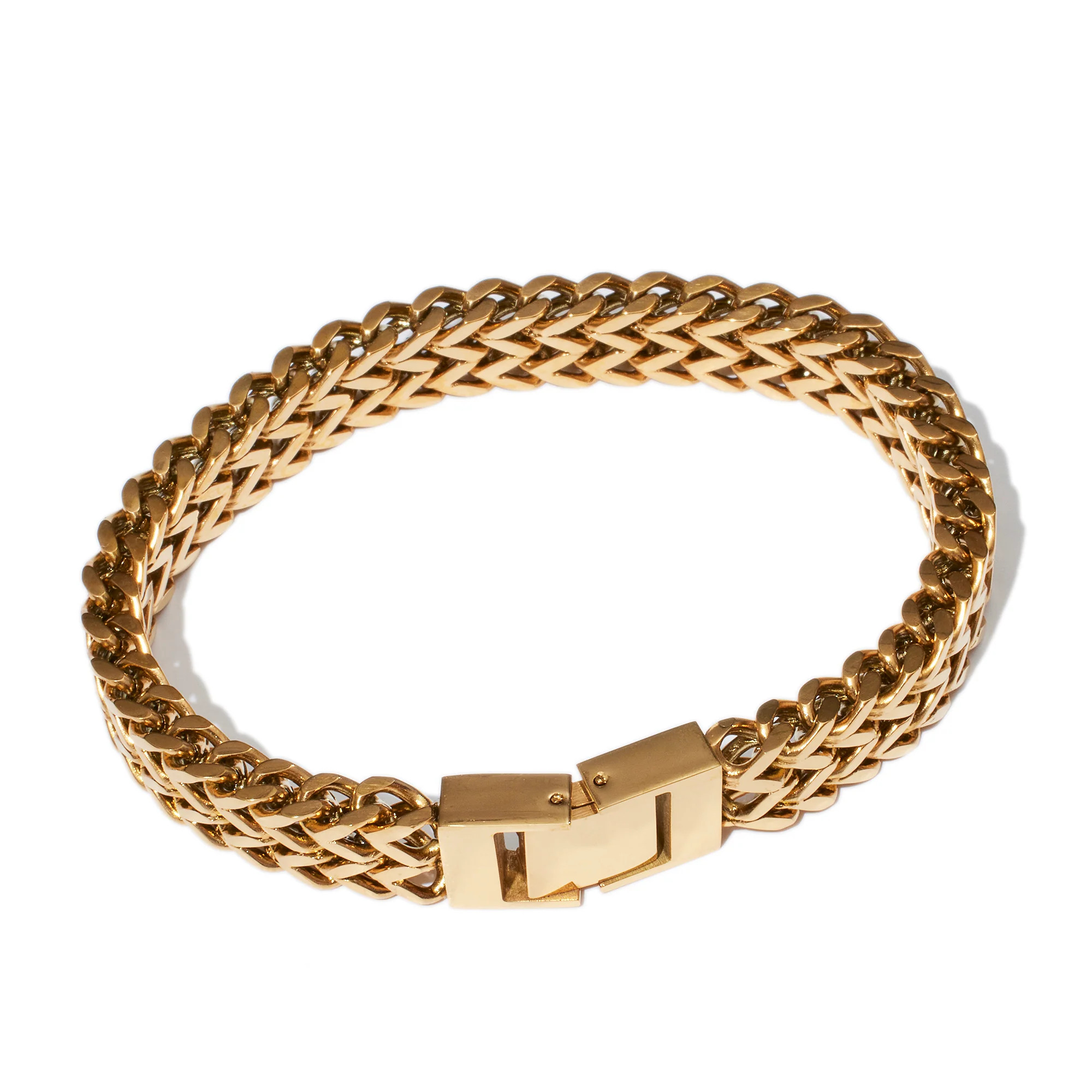 Fishtail Bracelet | Garnished in Gold