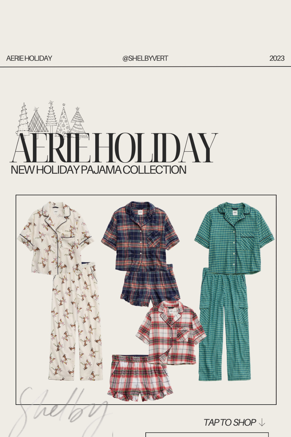 Aerie Cindy Lou Who Flannel Pajama … curated on LTK