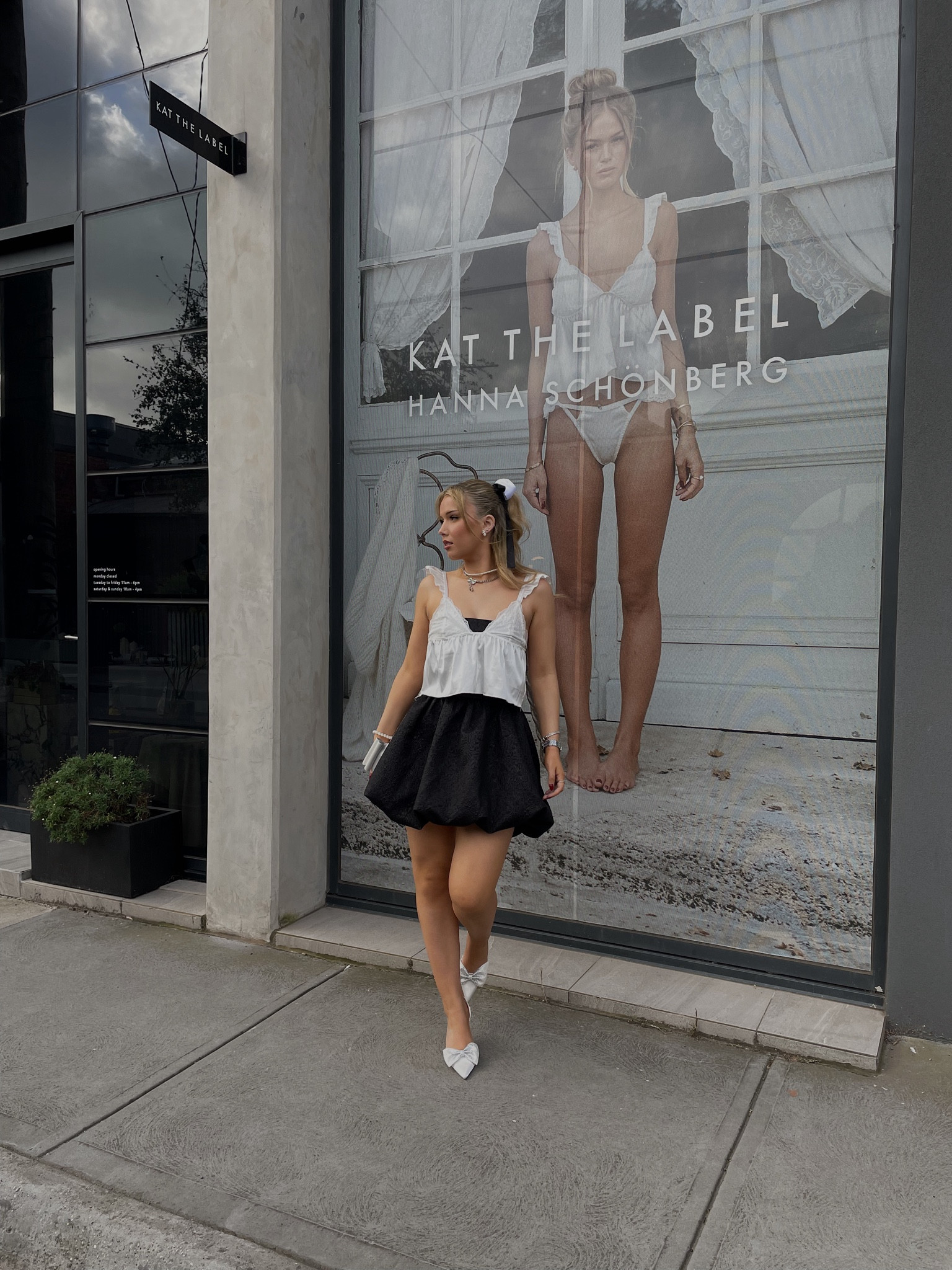 Kat the Label X Hanna Schonberg 🤍🫶🏽