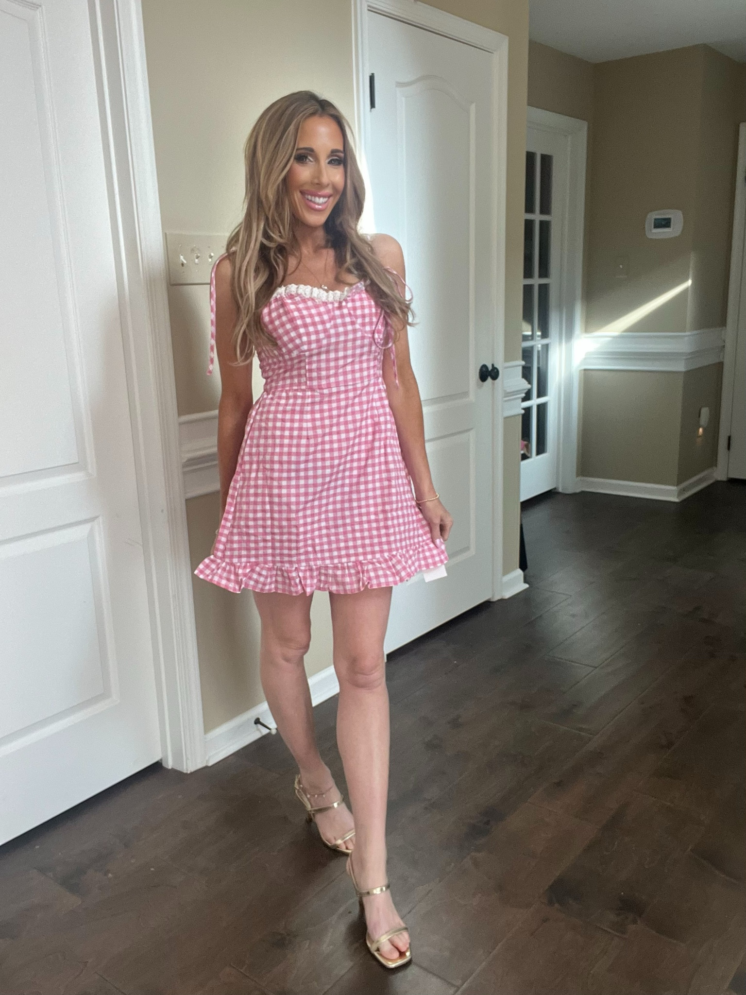 Pretty pink gingham mini dress ❤️💕💕⭐️

#LTKFindsUnder50 #LTKStyleTip #LTKParties