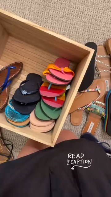 Can we agree when the container is full? 
Too far??
One in - One out is a lot to ask my clients and not everyone needs to live like a minimalist. 
But it is great to keep in mind the space of your closet when adding more shoes to your collection. 
.
.
.
#savannahorganizer 
#homeorganizer #houseofvon #professionalorganizer #savannah #declutter #professionalorganizing  #organization #organizedlife #closetgoals #ordernotperfection 
#lessismore #flipflops #shoeorganization #ltkcreator

#LTKStyleTip #LTKHome #LTKShoeCrush