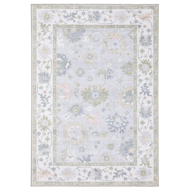 ROW by Oriental Weavers Addison ADD06 - Machine Washable - Flat Weave - Printed Area Rug - 7'6" x... | Walmart (US)