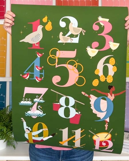 Displaying our 12 Days of Christmas print is such a fun and easy way to decorate your home for the holidays!

#christmas #christmasart #12daysofchristmas #holidaydecor #christmasdecor #colorfulchristmas 

#LTKhome #LTKHoliday #LTKSeasonal