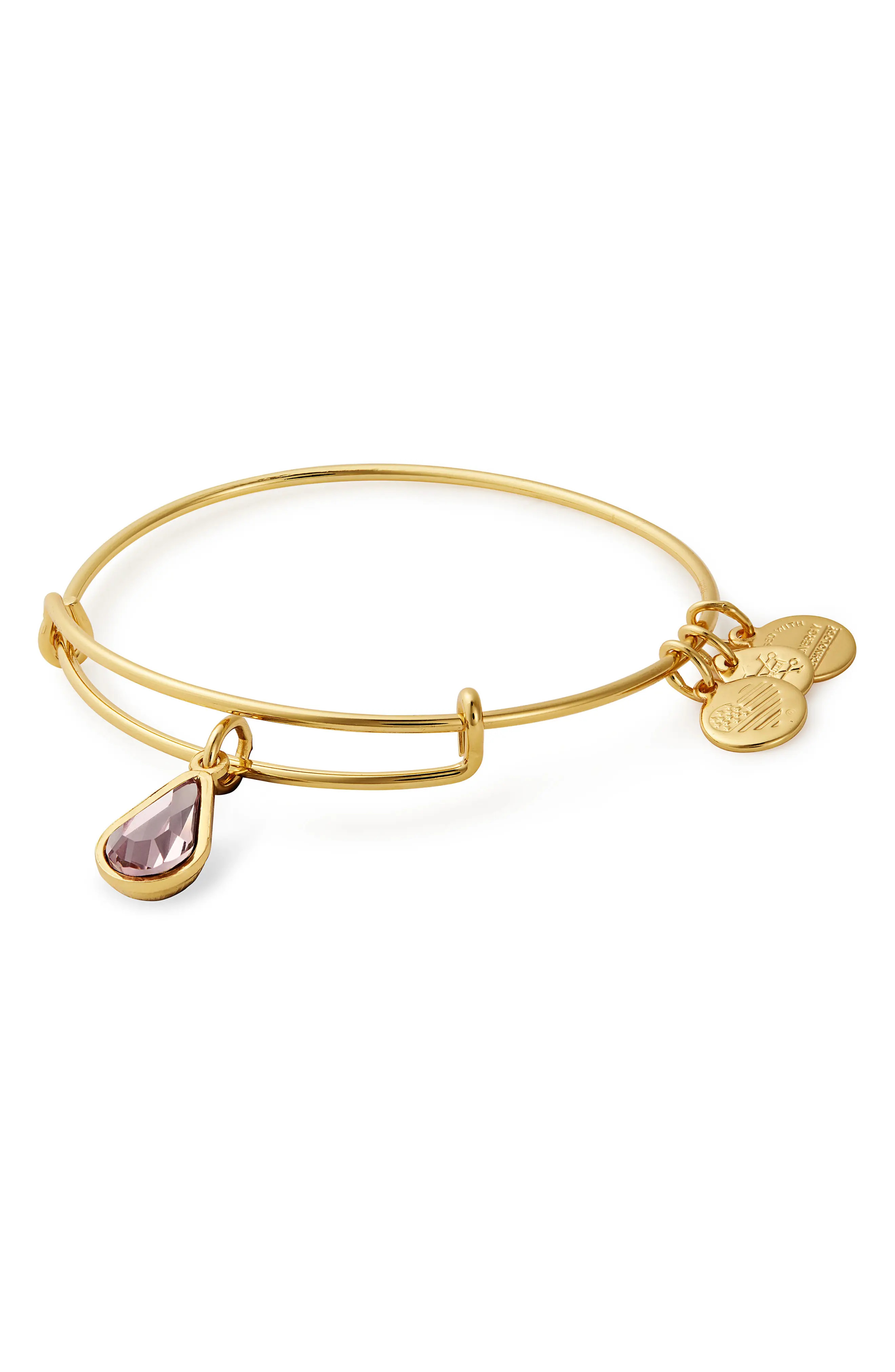 Alex and Ani Birthstone Adjustable Wire Bangle | Nordstrom