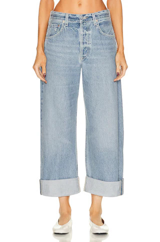 Citizens of Humanity Ayla Baggy Cuffed Crop in Skylights | FWRD | FWRD 