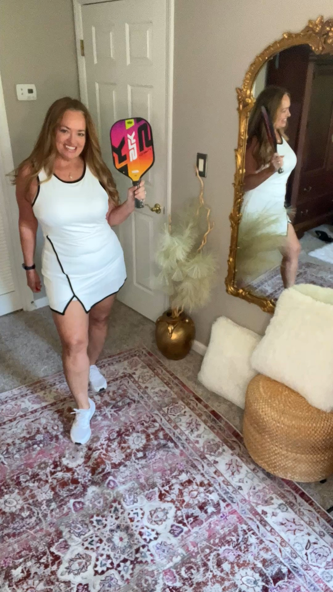 The cutest pickle ball / Tennis / Golf
Athletic dress with flattering contrast trim

#LTKfitnessgoals #LTKActive #LTKOver40