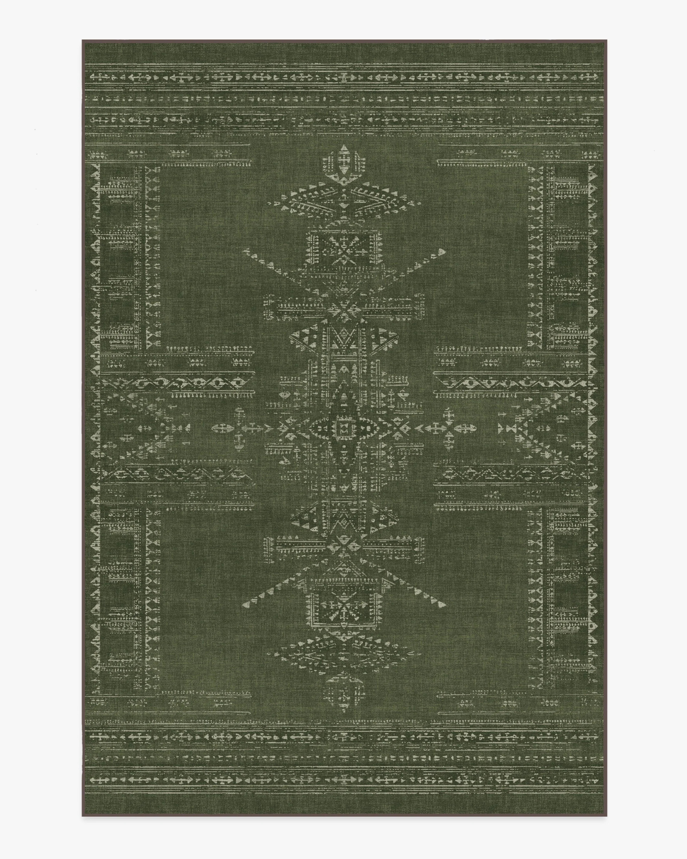 Martyn Lawrence Bullard Amira Green Rug | Ruggable | Ruggable