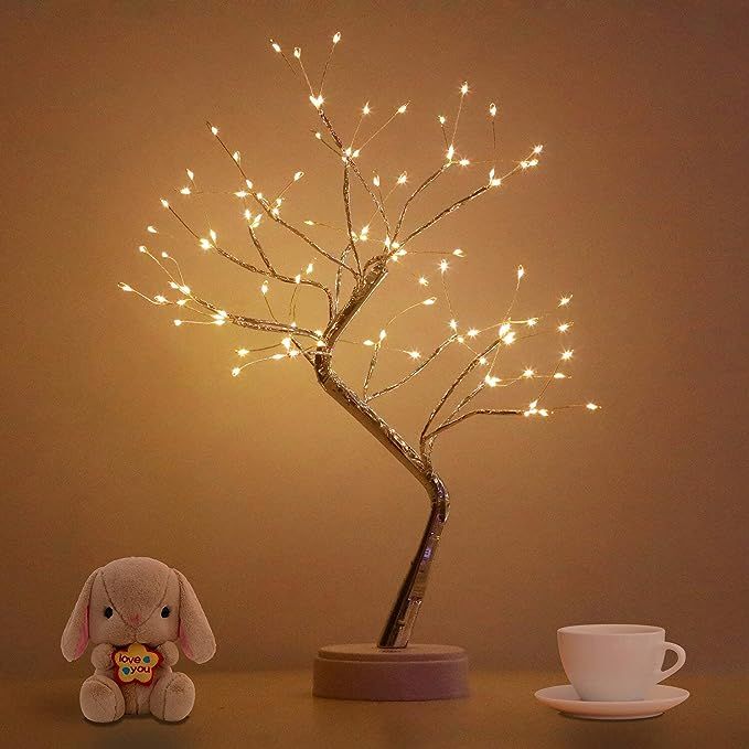Bonsai Tree Light for Room Decor, Aesthetic Lamps for Living Room, Cute Night Light for House Decor, | Amazon (US)