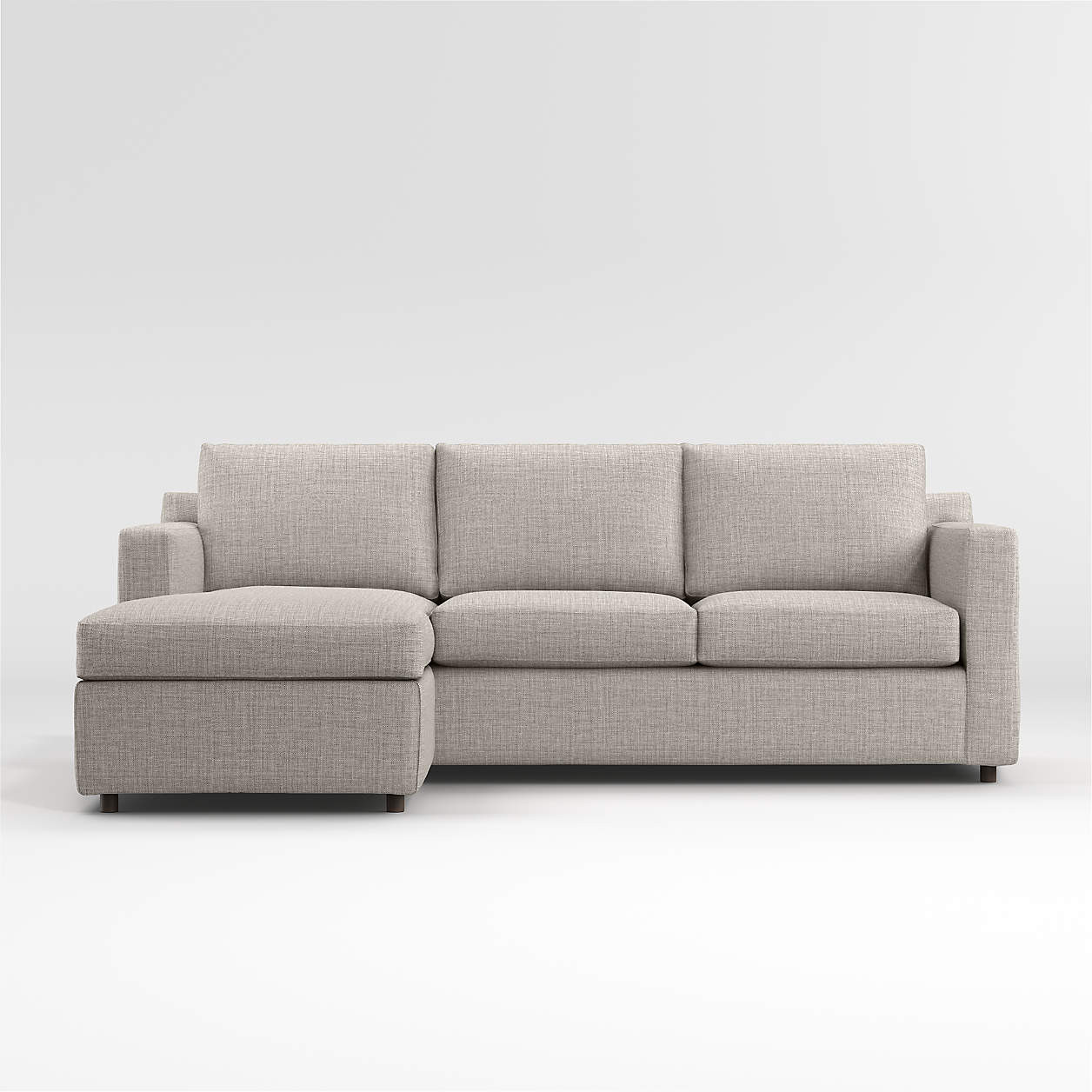 Barrett II 3-Seat Queen Reversible Sleeper Sectional + Reviews | Crate & Barrel | Crate & Barrel