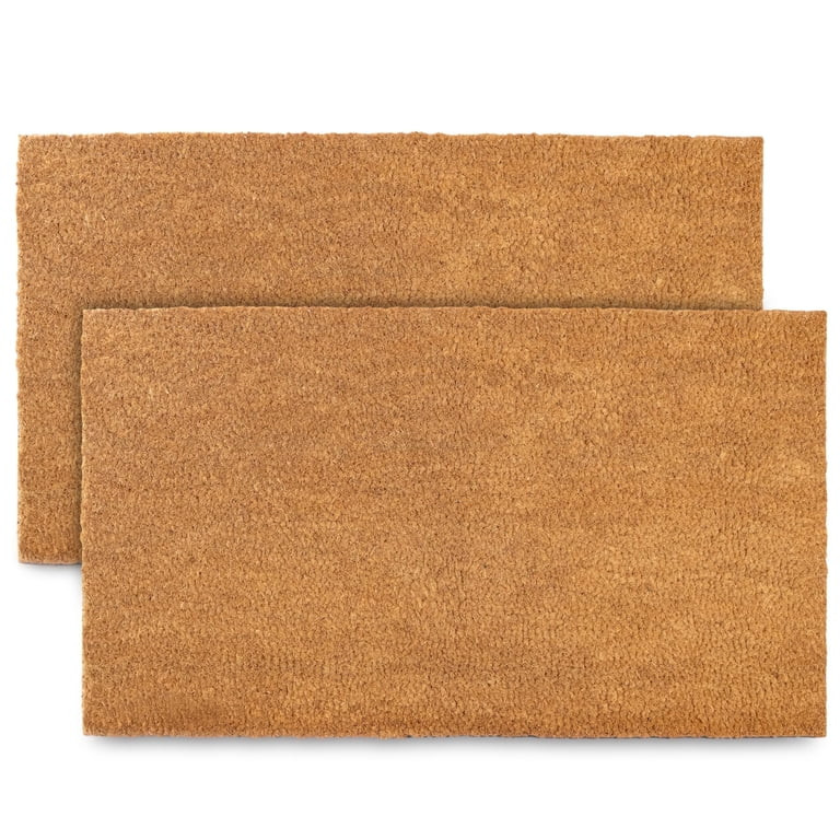 MAINEVENT Blank Coir Doormat 30x17 Inch Plain Crafting Outdoor Welcome Mat for Outside 2pk | Walmart (US)