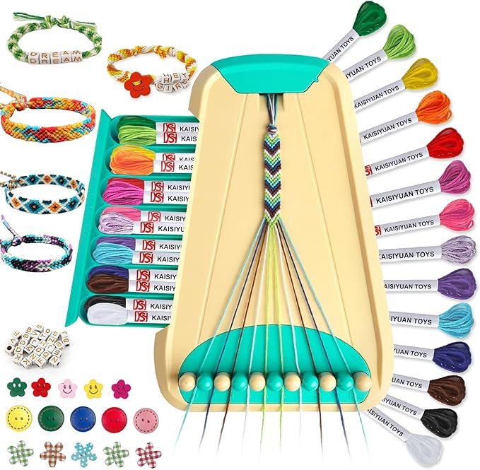 Arts and Crafts for Kids Ages 8-12,Friendship Bracelet Making Kit for Girl,Kids Jewelry Making Ki... | Amazon (US)