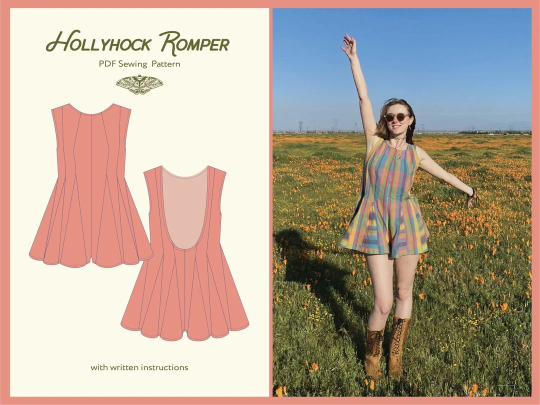 Hollyhock Romper - Etsy | Etsy (US)