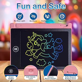Mini LCD Writing Tablet for Kids, 12 Pack – 4.5 Inch Mini Drawing Board. Fun and Educational fo... | Amazon (US)