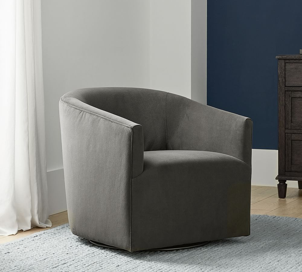 Baldwin Swivel Chair | Pottery Barn (US)
