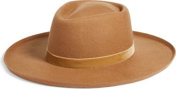 Val Diamond Wool Fedora | Nordstrom