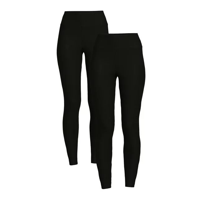 No Boundaries Juniors Sueded Leggings, 2-Pack, Sizes S-XXXL | Walmart (US)