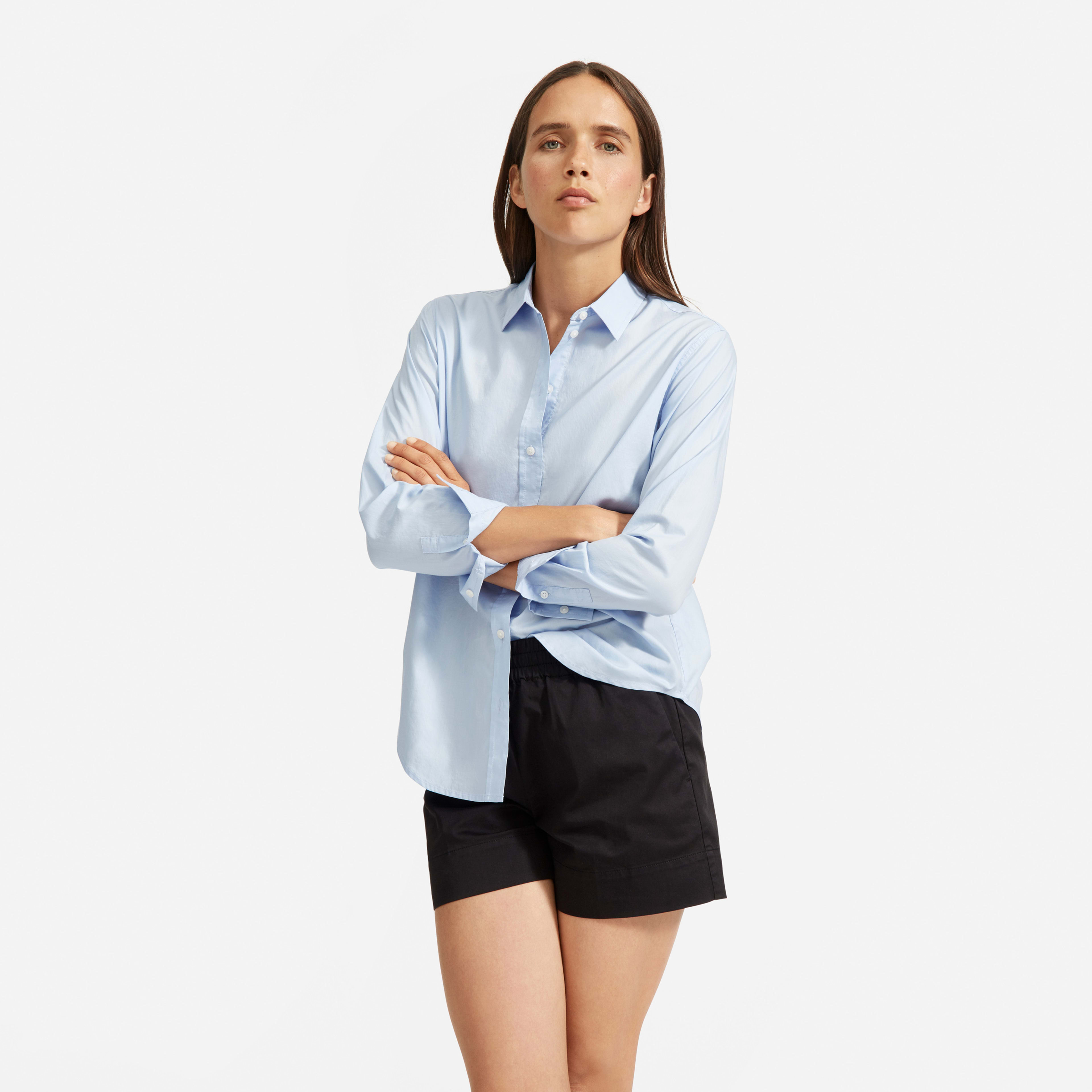 The Silky Cotton Relaxed Shirt | Everlane