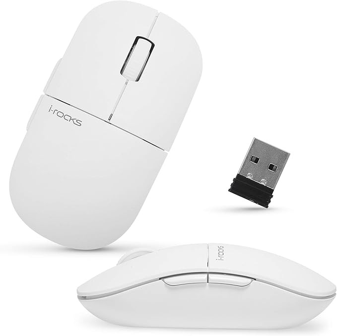i-Rocks M23R 2.4G Wireless Silent Slim Mouse, Optical Mice with USB Nano Receiver, Adjustable DPI... | Amazon (US)