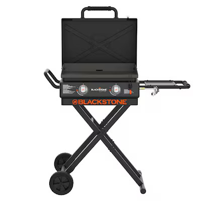 Blackstone 22" Culinary Griddle with X-Frame Legs 2-Burner Liquid Propane Flat Top Grill | Lowe's
