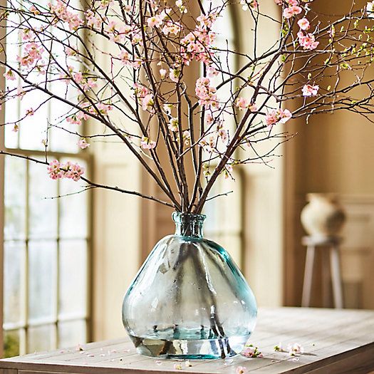 Shop the Look: Quince Branches in Recycled Glass Vases | Terrain