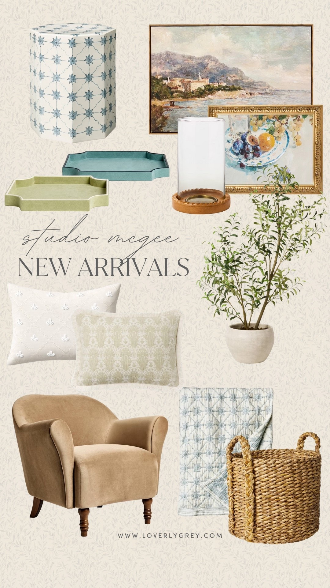 New arrivals from Studio McGee just dropped today! Gorgeous home decor pieces like the all art, woven basket, and decorative trays. I am also loving the candle holder, throw pillows, and faux plant! 

#LTKHome #LTKFindsUnder100 #LTKSeasonal