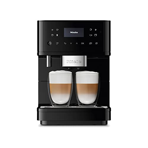 Miele CM 6160 MilkPerfection Automatic Wifi Coffee Maker & Espresso Machine Combo, Obsidian Black - Grinder, Milk Frother | Amazon (US)