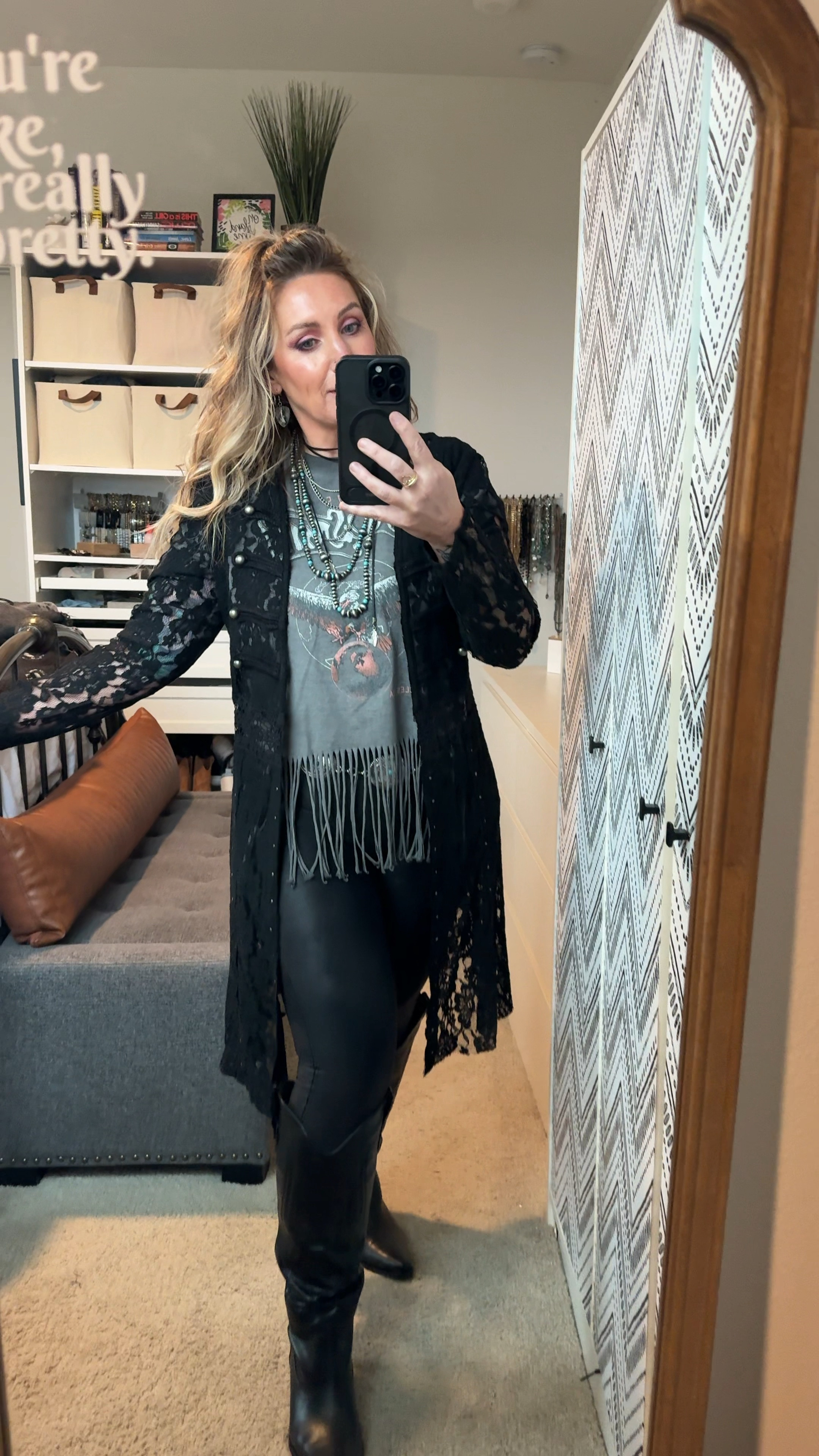 Snagged some new band tees recently that will be great for upcoming concerts and events and did some styling for ya! This Aerosmith on is a size S.

#concertstyle #bandteestyle #styletip

#LTKfindsunder50 #LTKstyletip #LTKover40