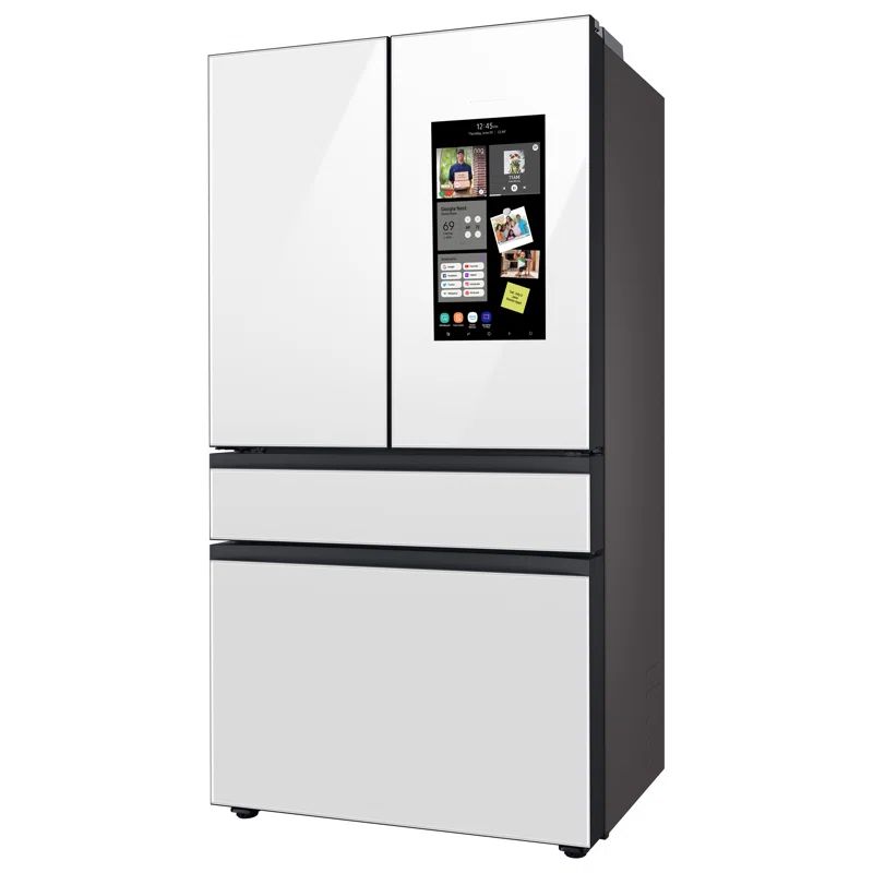 Bespoke Counter Depth 4-Door French Door Refrigerator (23 cu. ft.) with Family Hub™ | Wayfair North America