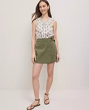 Weekend Collection Curved Hem Skort | Ann Taylor