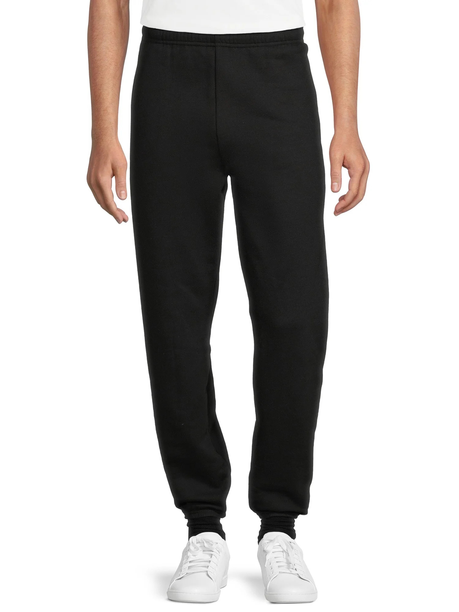 Athletic Works Men's Fleece Elastic Bottom Sweatpants, Sizes S-4XL | Walmart (US)