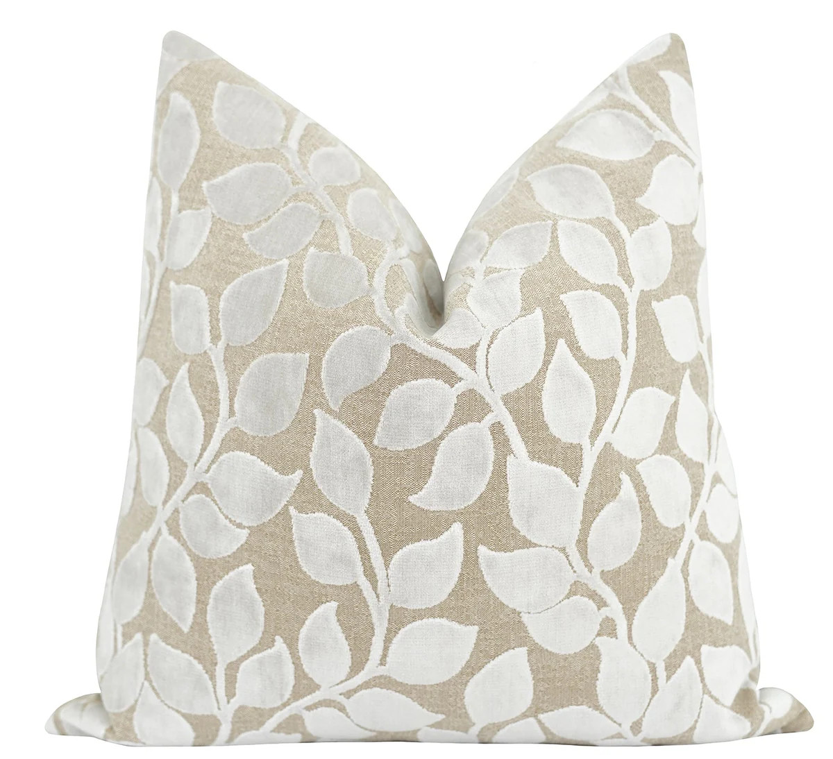 Charlotte Cloud Vine Cut Velvet Pillow | Land of Pillows