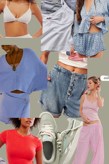 Free people set 
Reebok 
Pointelle 
Rosette 
Denim shorts
Pajamas 


#LTKfindsunder50 #LTKsalealert #LTKfindsunder100